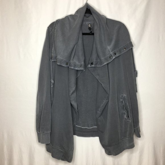 All Saints Tops - AllSaints brooke knit jacket washed black B15